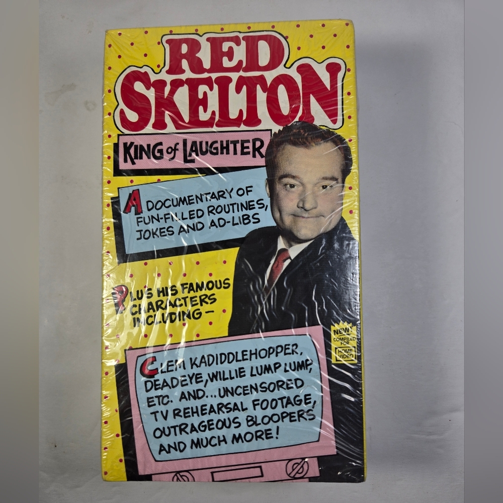 RED SKELTON 2 Box Set VHS Tapes King of Laughter and Public Pigeon #1